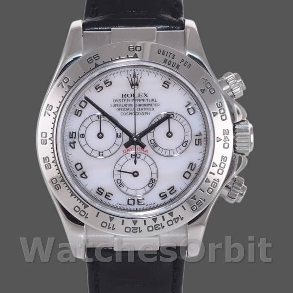 Replica Rolex Daytona 116519 Mother of Pearl Arabic Dial 40mm Herren Replica Uhr, Imitat, Robuste Qualität