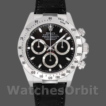 Replica Rolex Daytona 116519 White Gold Black Dial 40mm Herren Replica Uhr