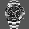 Replica Rolex Daytona 116520 Edelstahlgehäuse Schwarzes Zifferblatt 40MM Herren Replica Uhr Stilvolles Accessoire