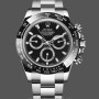 Replica Rolex Daytona 116520 Edelstahlgehäuse Schwarzes Zifferblatt 40MM Herren Replica Uhr
