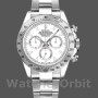 Replica Rolex Daytona 116520 Edelstahlgehäuse Weißes Zifferblatt 40MM Herren Replica Uhr
