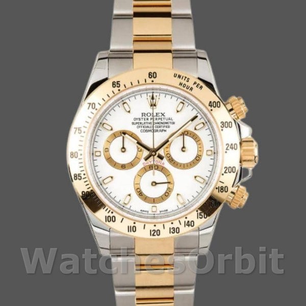Replica Rolex Daytona 116523 Edelstahl Weißes Zifferblatt 40mm Herren Replica Uhr, Nachbau, Elegantes Design