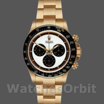 Replica Rolex Daytona 116528 Gelbgold Weißes Zifferblatt 40mm Herren Replica Uhr
