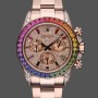 Replica Rolex Daytona 116595RBOW 'Rainbow' Rose Gold Pave Diamond Dial Sapphir