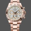 Replica Rolex Daytona 126508 18K Rose Gold White Dial Herrenuhr Präzise Verarbeitung