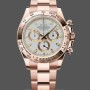 Replica Rolex Daytona 126508 18K Rose Gold White Dial Herrenuhr
