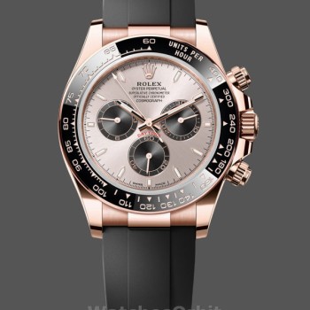 Replica Rolex Daytona 126515LN 0006 Sundust 40mm Everose Gold Oysterflex