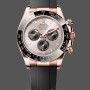 Replica Rolex Daytona 126515LN 0006 Sundust 40mm Everose Gold Oysterflex