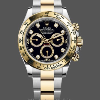Replica Rolex Daytona Black Dial Two Tone Oyster 116503 40mm Herrenuhr