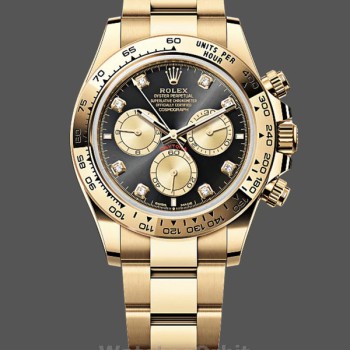 Replica Rolex Daytona Cosmograph 126508 0003 Gelbgold Schwarz Zifferblatt Replica Uhr