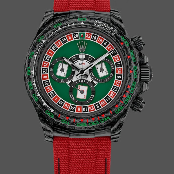 Replica Rolex Daytona Diw Black Carbon Lucky Player (casino) 40mm Oyster Exklusive Verarbeitung