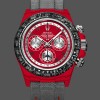 Replica Rolex Daytona Diw Customised Oyster Red Quarz Carbon Fiber 40mm Elegantes Design