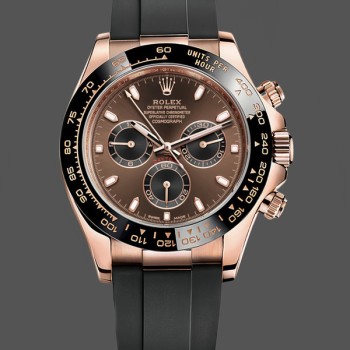Replica Rolex Daytona Everose Rubber 116515 Chocolate