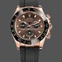 Replica Rolex Daytona Everose Rubber 116515 Chocolate