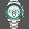 Replica Rolex Daytona Oyster Perpetual 116500LV Green Ceramic Bezel White Dial Perfekte Replik