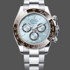Replica Rolex Platinum Cosmograph Daytona Ice Blue Ice Blue Diamond Baguette Mark 126506 0002 Robuste Qualität