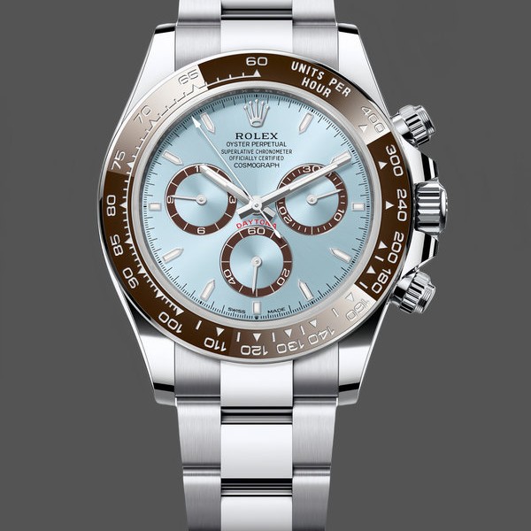 Replica Rolex Platinum Cosmograph Daytona Ice Blue Index Dial Oyster Bracelet 126506 0001 Robuste Qualität