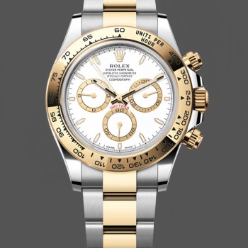 Replica Rolex Two Tone Daytona 126503 White Dial Replica Uhr