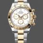 Replica Rolex Two Tone Daytona 126503 White Dial Replica Uhr