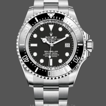 Replica Rolex Deepsea 126660 Black Dial Oyster Steel 44mm Herren Replica-Uhr