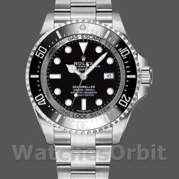 Replica Rolex Sea-Dweller Deepsea 116660 Edelstahl Schwarz Zifferblatt 44MM Herren Replica Uhr