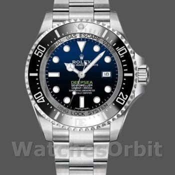 Replica Rolex Sea-Dweller Deepsea 116660 Stainless Steel D-Blue Dial 44MM Herren Replica Uhr