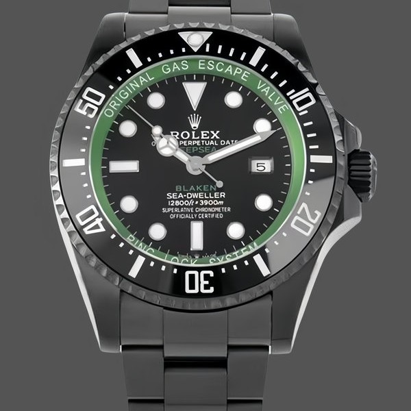 Replica Rolex Sea Dweller Deepsea Herren Blaken Custom Edition 44mm Elegantes Design