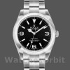 Replica Rolex Explorer 214270 Edelstahl Schwarz Zifferblatt 39mm Herren Replica Uhr, Replica Uhr, Edle Materialien