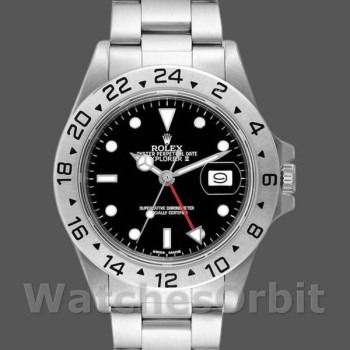 Replica Rolex Explorer II 16550 Edelstahl Schwarz Zifferblatt 39MM Herren Replica Uhr