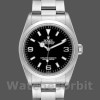 Replica Rolex Explorer SRL156 14270 Edelstahl Schwarz Zifferblatt 36MM Herren Replica Uhr