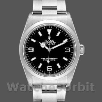 Replica Rolex Explorer SRL156 14270 Edelstahl Schwarz Zifferblatt 36MM Herren Replica Uhr