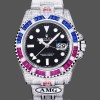 Replica Rolex GMT Master AMG 126710BLRO 40mm mit Dual Time & Saphirspiegel Diamantenuhr Robuste Qualität