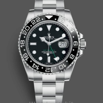Replica Rolex GMT-Master II 116710LN Black Dial Edelstahlgehäuse 40mm Herren Replica Uhr