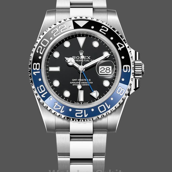 Replica Rolex GMT-Master II 126710BLNR 0003 Black Dial Stainless Steel 40MM Herren Replica Uhr Stilvolles Accessoire