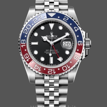 Replica Rolex GMT-Master II 126710BLRO Edelstahl Schwarz Zifferblatt 40MM Herren Replica Uhr