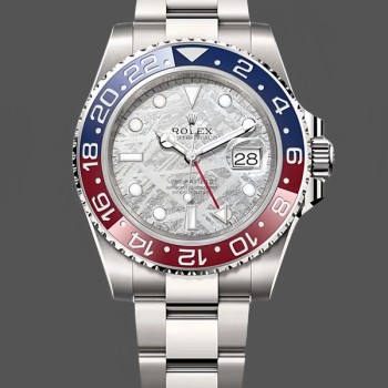 Replica Rolex GMT-Master II 126719 0002 White Gold Meteorite Grey Dial 40mm Herren Replica Uhr