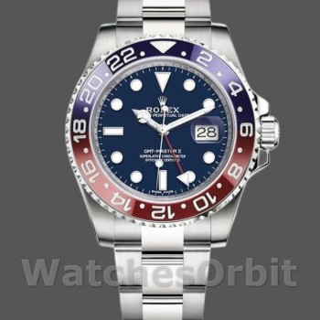 Replica Rolex GMT-Master II 126719BLRO Weißgold Blaues Zifferblatt 40mm Herren Replica Uhr