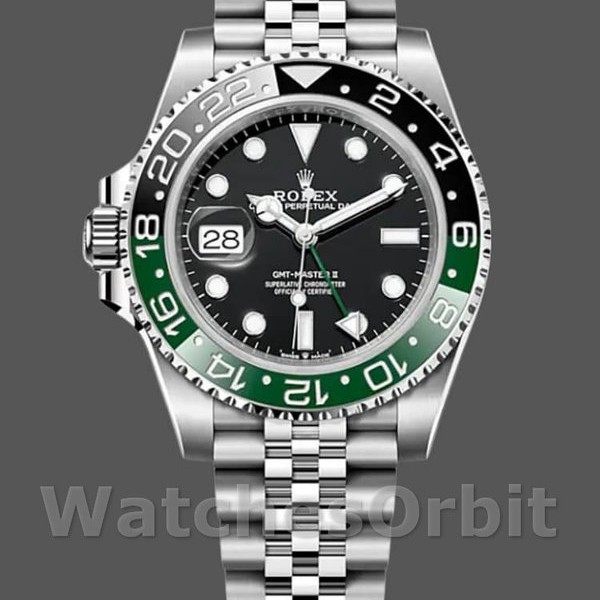 Replica Rolex GMT-Master II 126720 VTNR Black Dial Edelstahl 40MM Herren Replica Uhr Sportliches Design