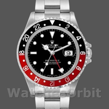 Replica Rolex GMT-Master II 16710 Black Dial Black Red Coke Bezel 40MM Herren Replica Uhr
