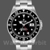 Replica Rolex GMT-Master II 16710 Black Dial Stainless Steel Case 40MM Herren Replica Uhr