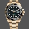 Replica Rolex GMT Master II 40mm Black Dial 116718LN 18k Yellow Gold Herrenuhr Luxuriöse Optik