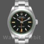 Replica Rolex Milgauss 116400GV Edelstahl Schwarz Zifferblatt 40MM Herren Replica Uhr