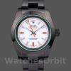 Replica Rolex Milgauss PR116610 P Edelstahl Weißes Zifferblatt 40MM Herren Replica Uhr
