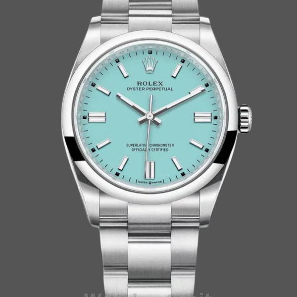 Replica 2024 Rolex Oyster Perpetual 126000 Edelstahl Baby Blue Dial Replica Uhr Exklusive Verarbeitung