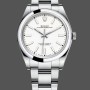 Replica Rolex Oyster Perpetual 114300 White Dial 39mm Herren Replica Uhr