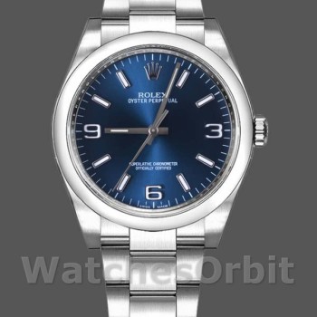 Replica Rolex Oyster Perpetual 116000 Blue Dial 36mm Automatic Unisex Replica Uhr