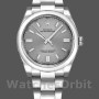 Replica Rolex Oyster Perpetual 116000 Rhodium Grey Dial 36mm Unisex Replica Uhr