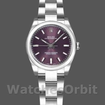 Replica Rolex Oyster Perpetual 176200 Grape Red Dial 26mm Lady Replica Uhr