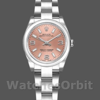 Replica Rolex Oyster Perpetual 176200 Pink Dial Domed Bezel 26MM Lady Replica Uhr