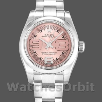 Replica Rolex Oyster Perpetual 176200 Pink Maxi Arabic Dial 26MM Lady Replica Uhr